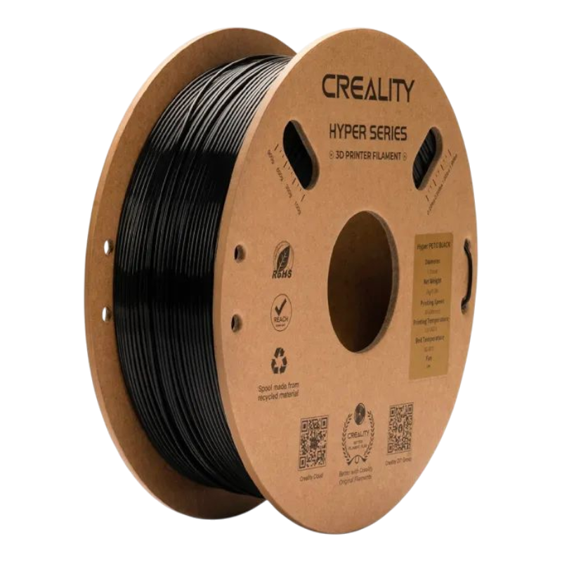 Філамент (пластик) для 3D принтера CREALITY Hyper PETG 1кг, 1.75мм, чорний (3301030043)